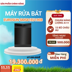 Máy rửa bát 15 bộ Eurosun SMS81EU19EB